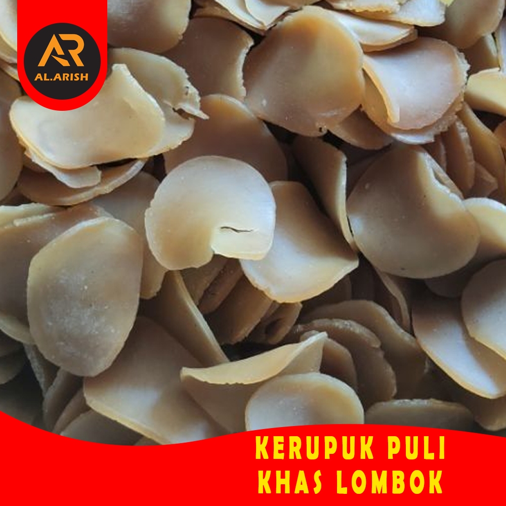 

[KERUPUK PULI KHAS LOMBOK]] Kerupuk Puli Rasa Bawang 500GRAM KERING ORIGINAL