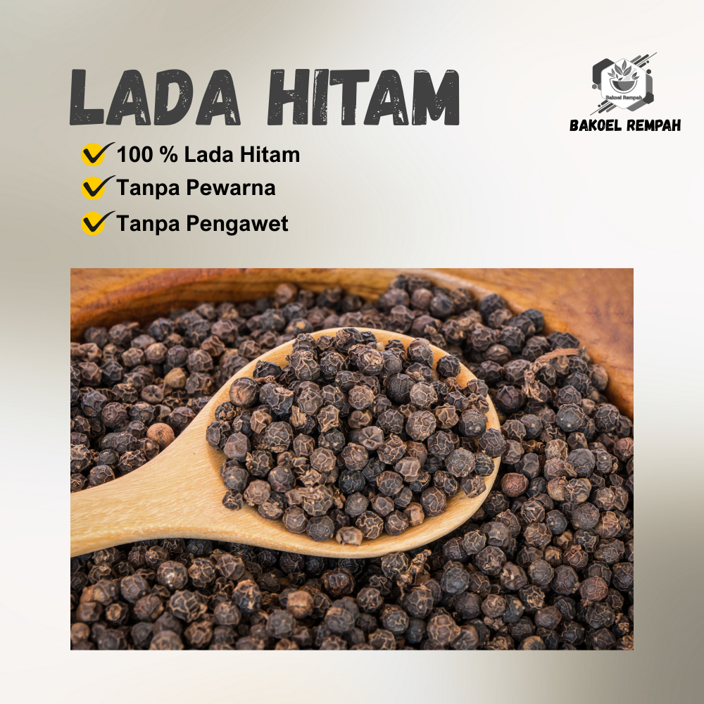 

Lada Hitam Utuh Asli - Bakoel Rempah