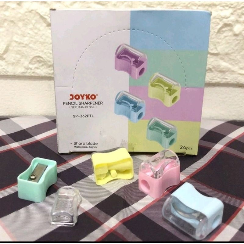 

Kiddypicks - Rautan / serutan Pensil Joyko Pastel Blue Biru Green Hijau