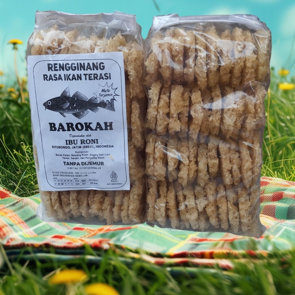 

Rengginang terasi Pipih asli situbondo