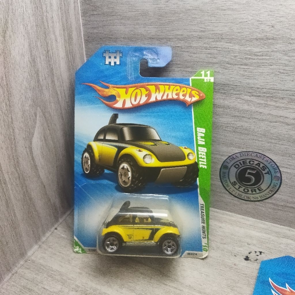 hotwheels 2010 treasure hunt reg vw baja beetle