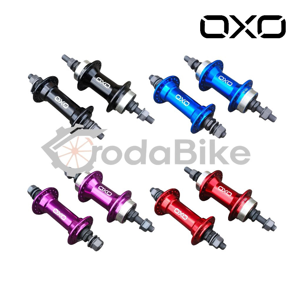 Hub Freehub oxo BMX 36H HB-357 bearing alloy 1 set