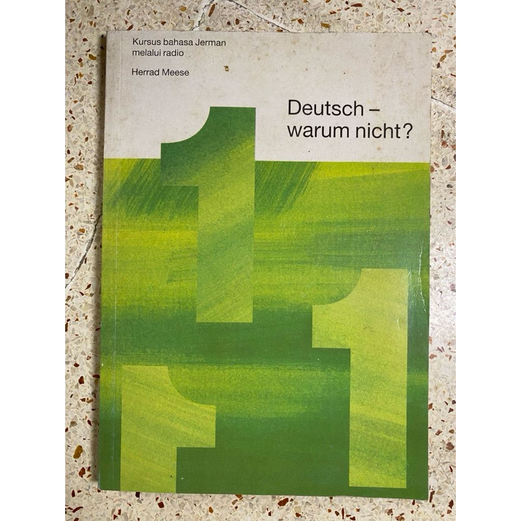 BUKU KURSUS BAHASA JERMAN DEUTSCH - WARUM NICHT