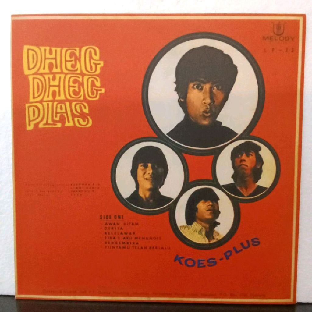 Vinyl Piringan Hitam 12 inch Koes Plus - Dheg Dheg Plas