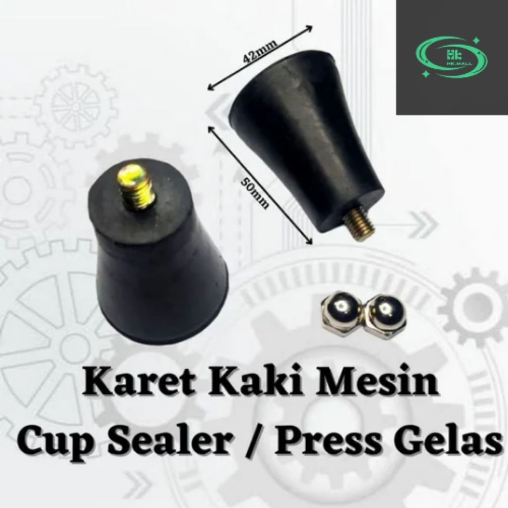 Karet Kaki Mesin Cup Sealer Matrix Eton D1 D8 Foot Dudukan Pres Gelas
