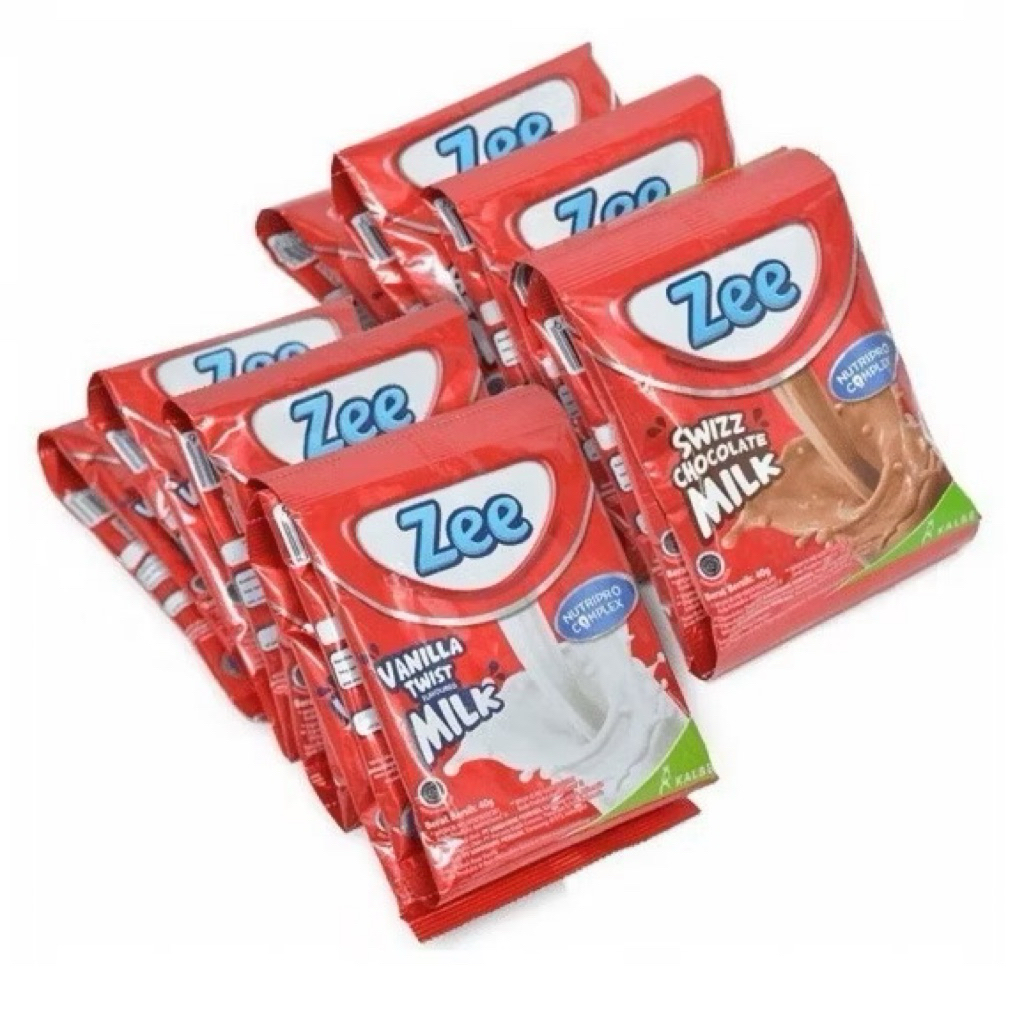

Zee Susu Bubuk 1 Renceng isi 10 Sachet