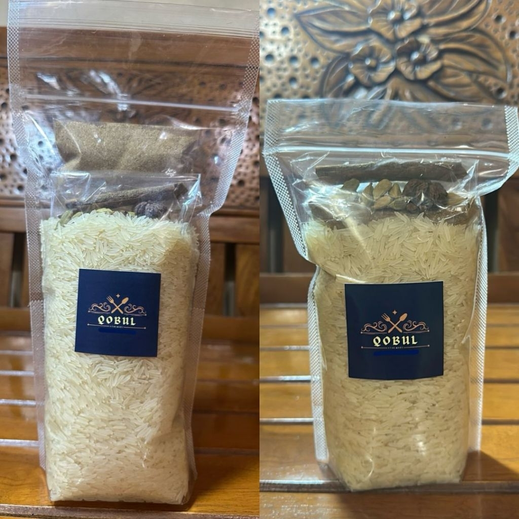 

BERAS BASMATI ELITE REPACK + BUMBU NASI KEBULI / Nasi MANDHI
