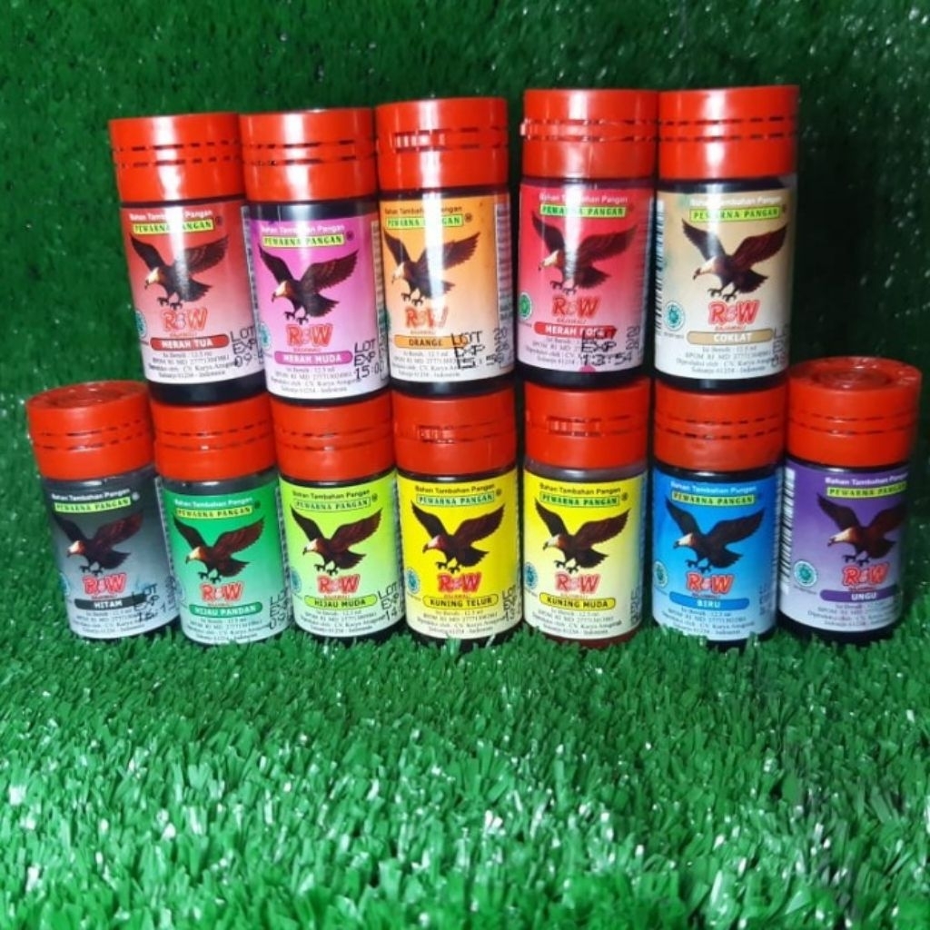 

Sumbo Rw pewarna cair makanan Rajawali