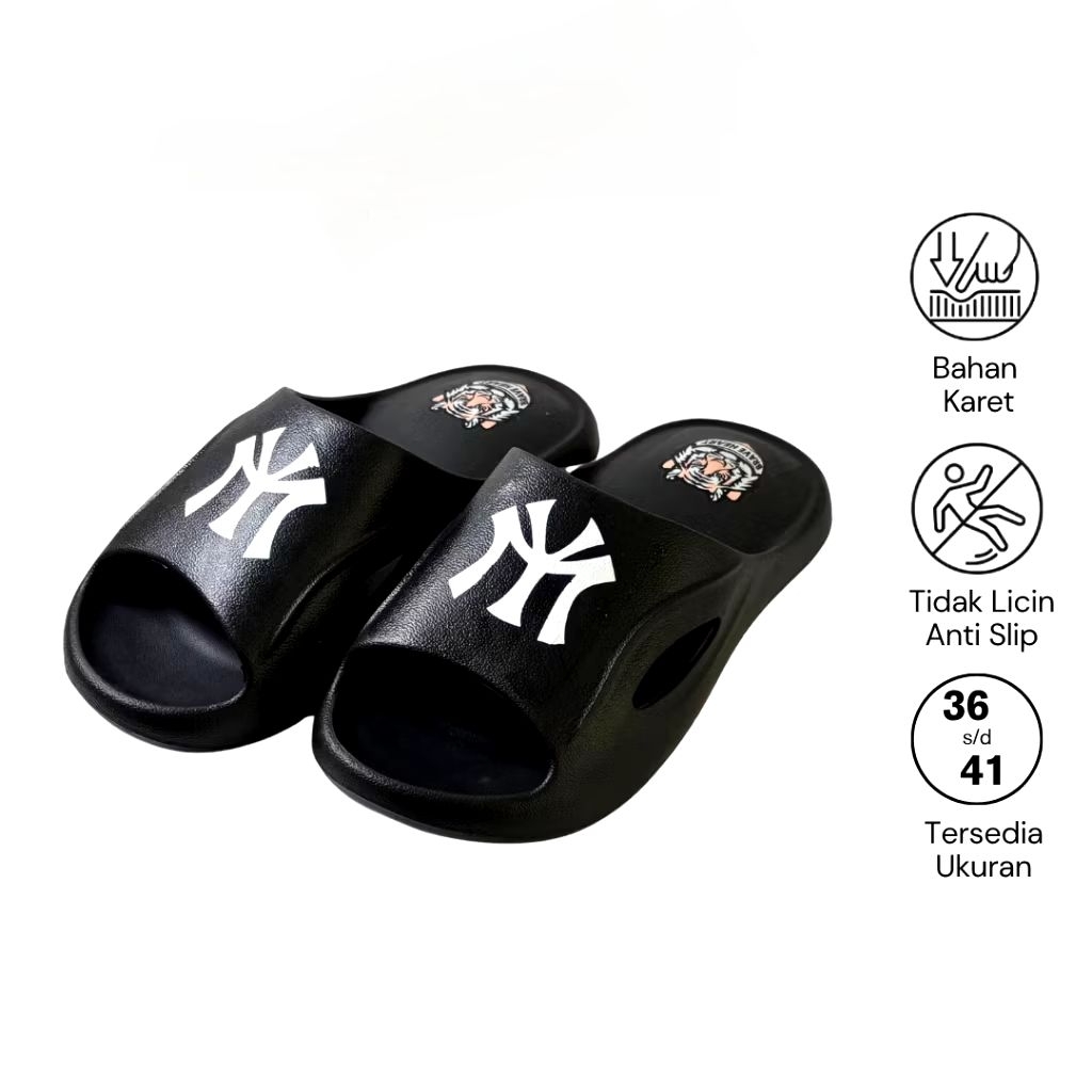 Inkayni sandal selop pria karet sendal NY slide
