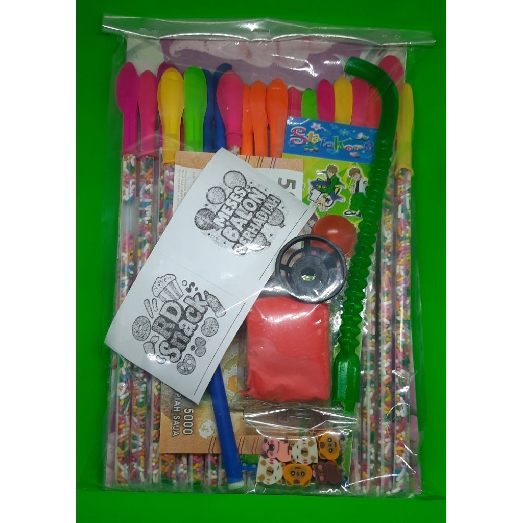 

Meses Berhadiah/Meses Balon Berhadiah/Jajanan Berhadiah Murah Grosir isi 20 Pcs