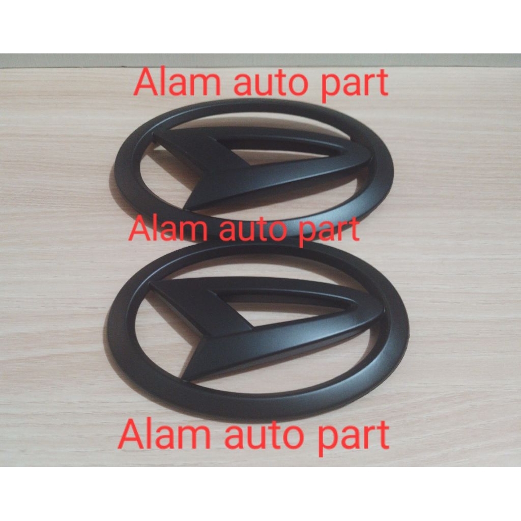 EMBLEM LOGO DAIHATSU GRAN MAX HITAM DOFF ORIGINAL