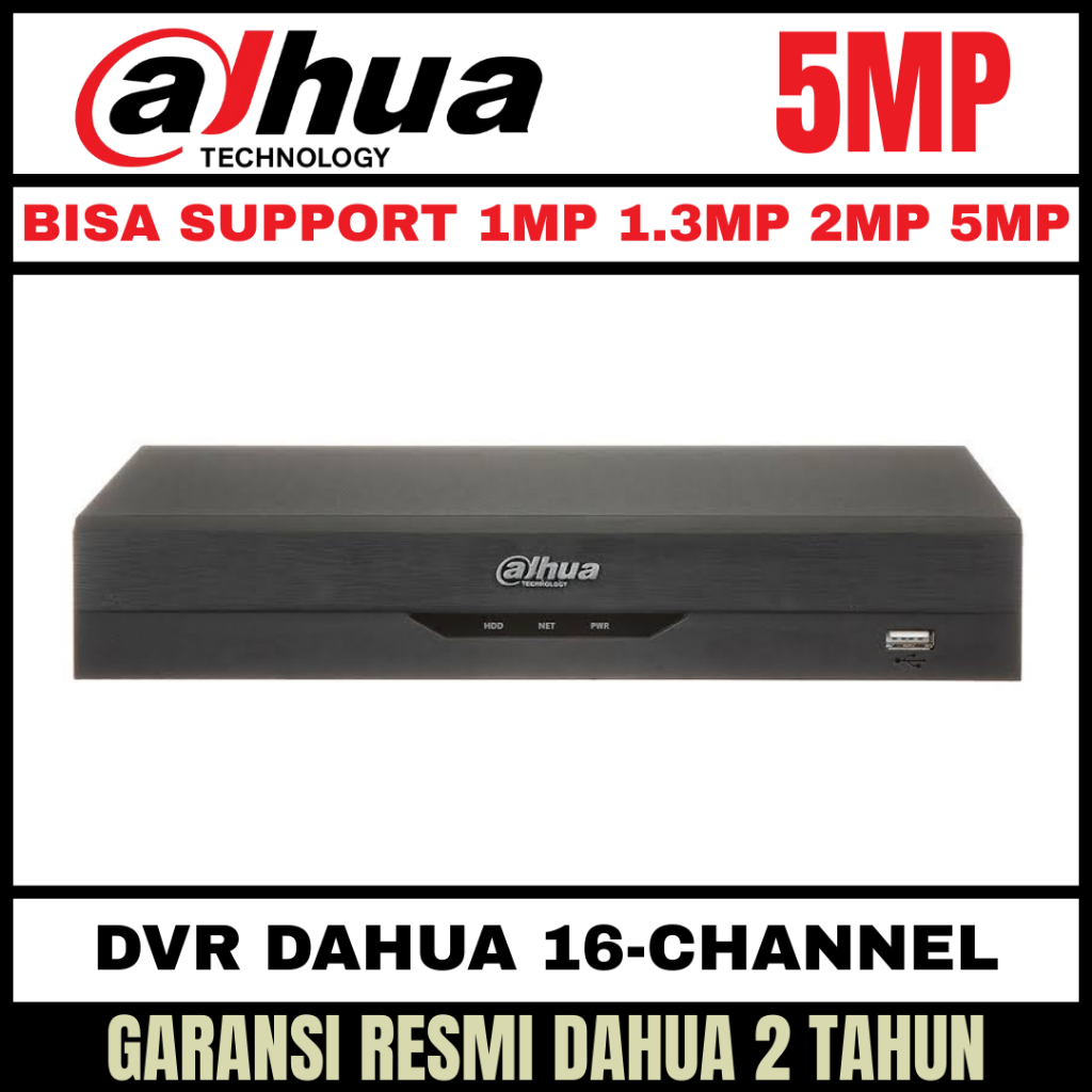 DVR DAHUA 5Mp 16 Channel Audio Series