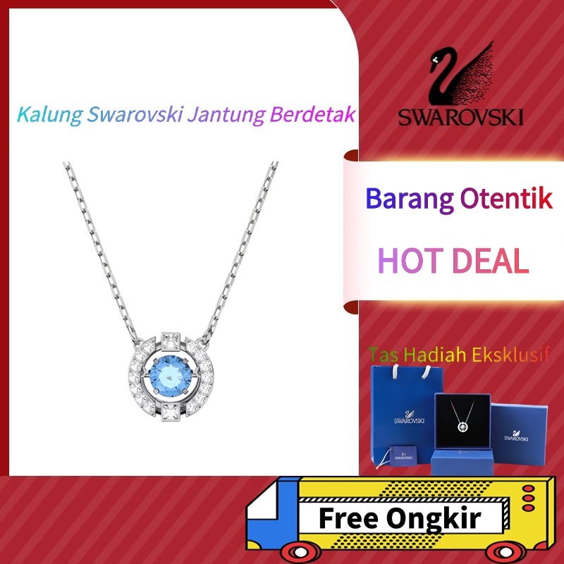 【ORIGINAL】Kalung SWAROVSKI Heart Beat - Kalung lompat fleksibel- Kalung Wanita -Jasa Beli Produk Ori