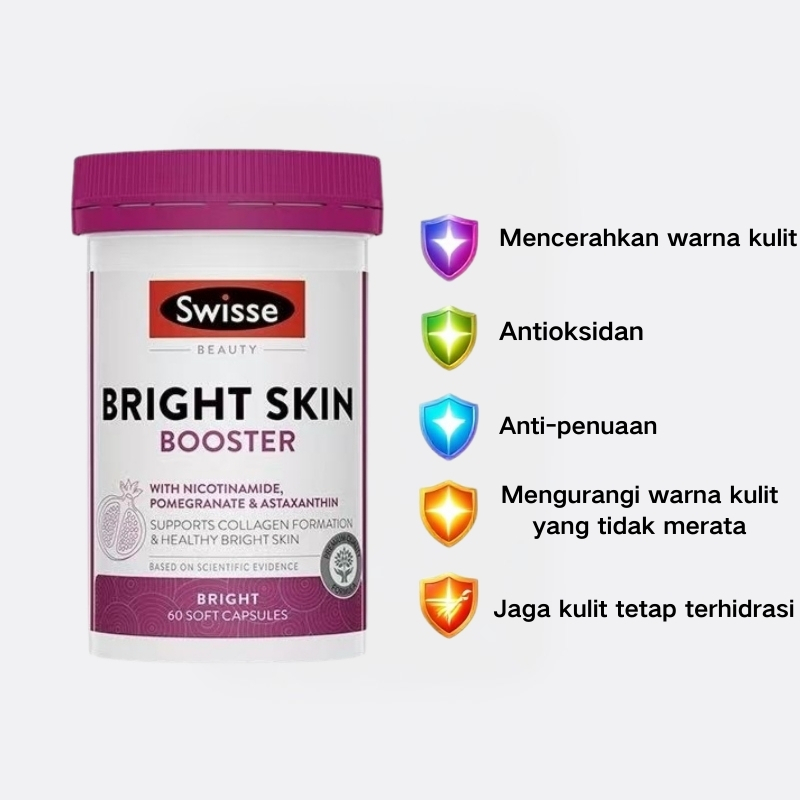 Swisse Niacinamide Astaxanthin Brightening Capsules 60 Kapsul