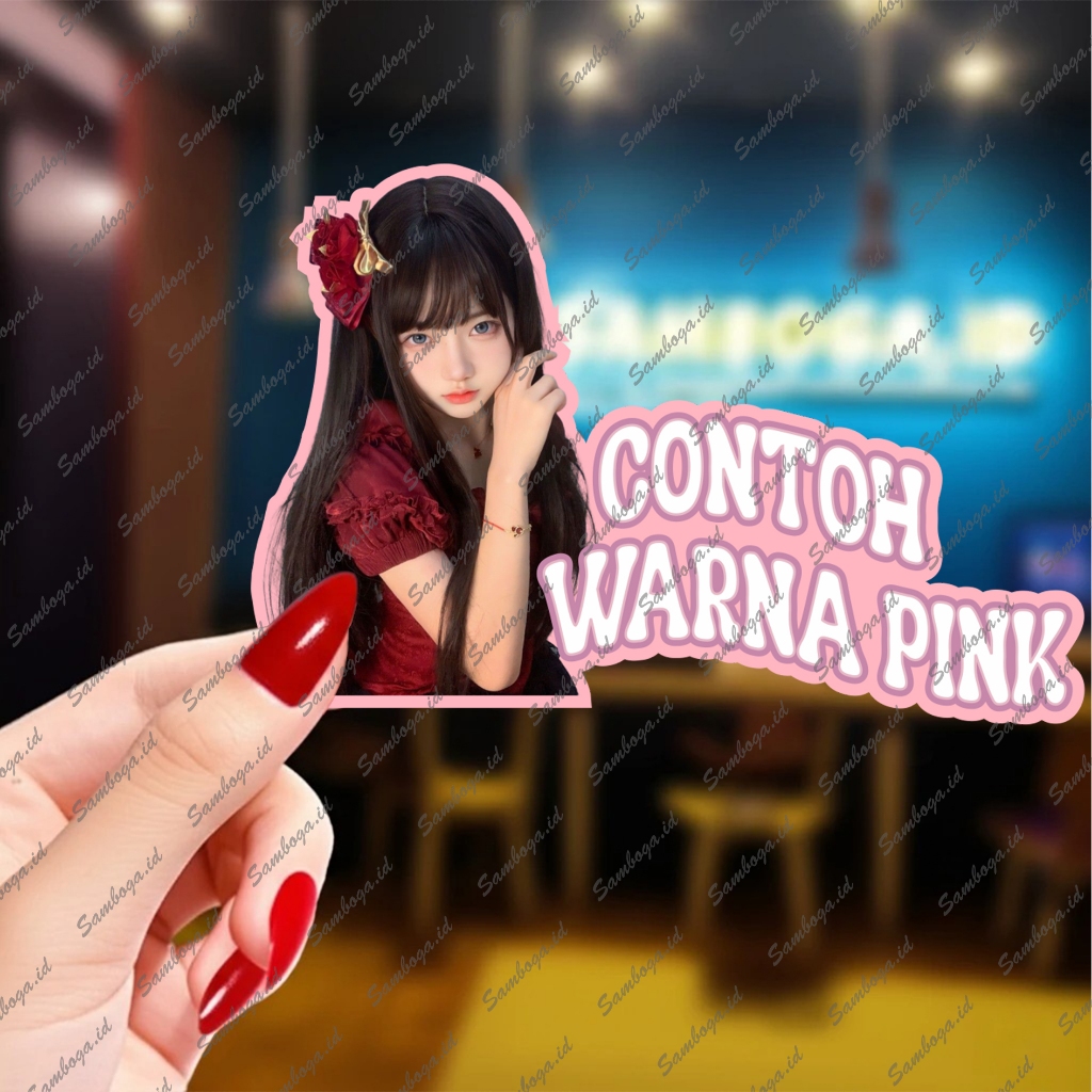 

Stiker Tulisan Nama dan Foto Wajah Custom Tahan Air