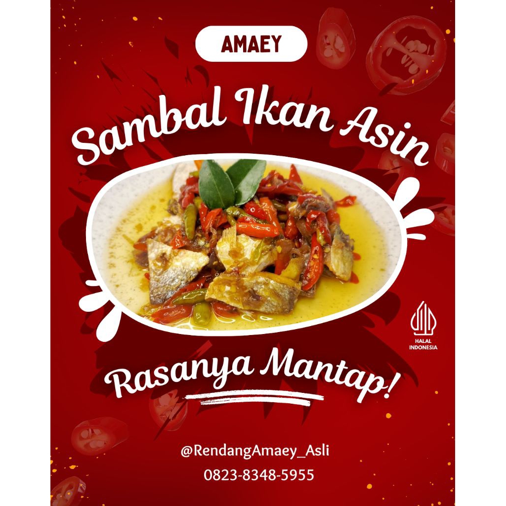 

Sambal Ikan Asin-Rendang Amaey
