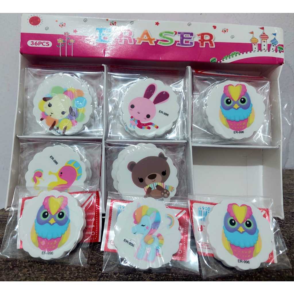 

Kiddypicks - Penghapus / Hapusan / Eraser Karakter Lucu Karet Stationery
