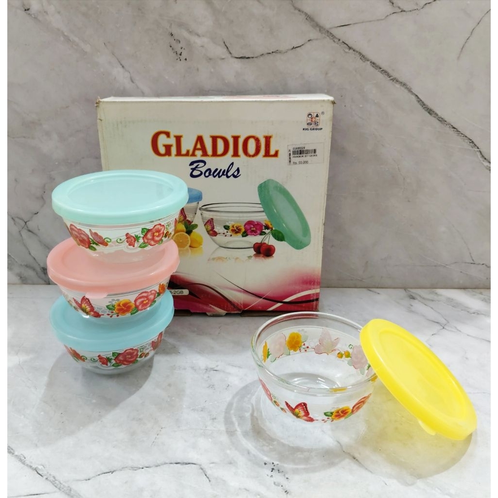 MANGKOK KACA SET ISI 4 PCS KIG GROUP / MANGKOK SUP / MANGKOK SAMBAL