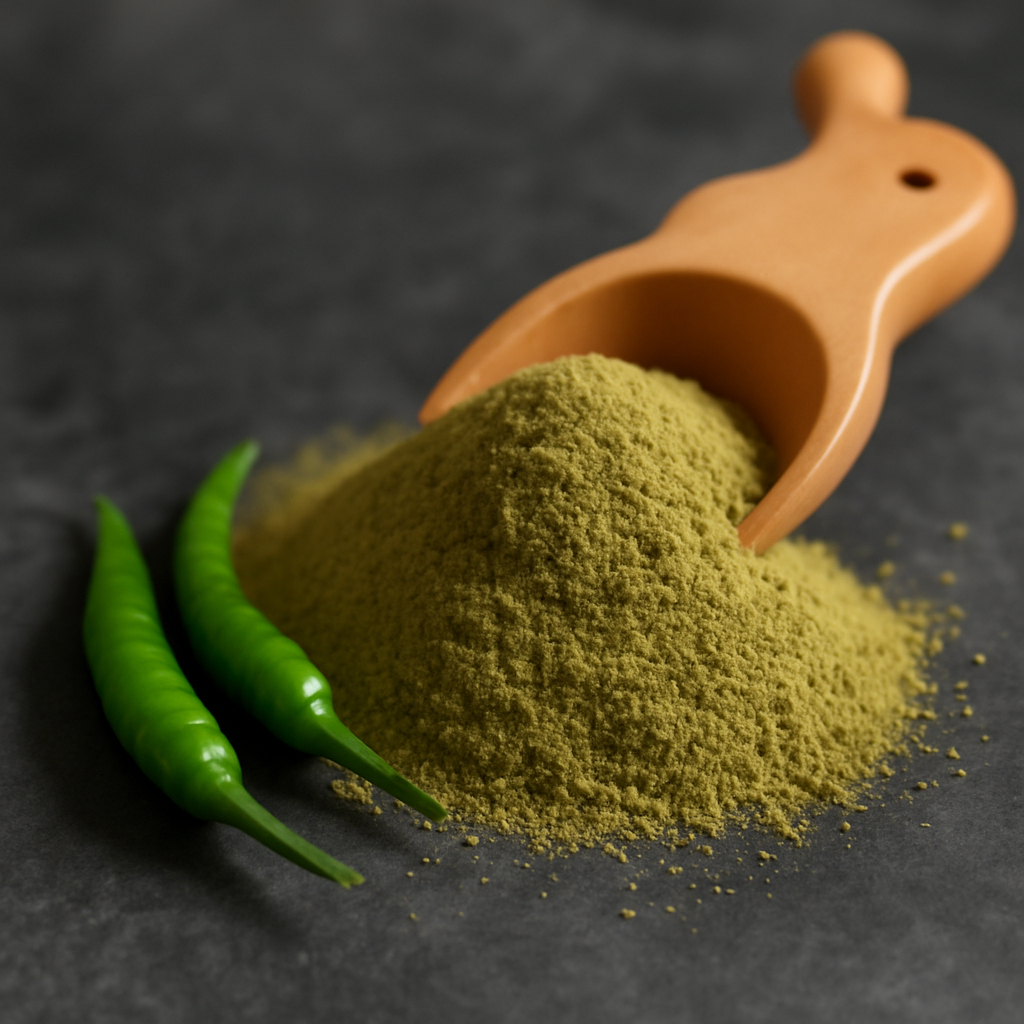 

Bubuk Tabur Cabe hijau halus 500gr Bumbu Masak Serbaguna Enak Murah Halal 1/2Kg Seasoning Powder