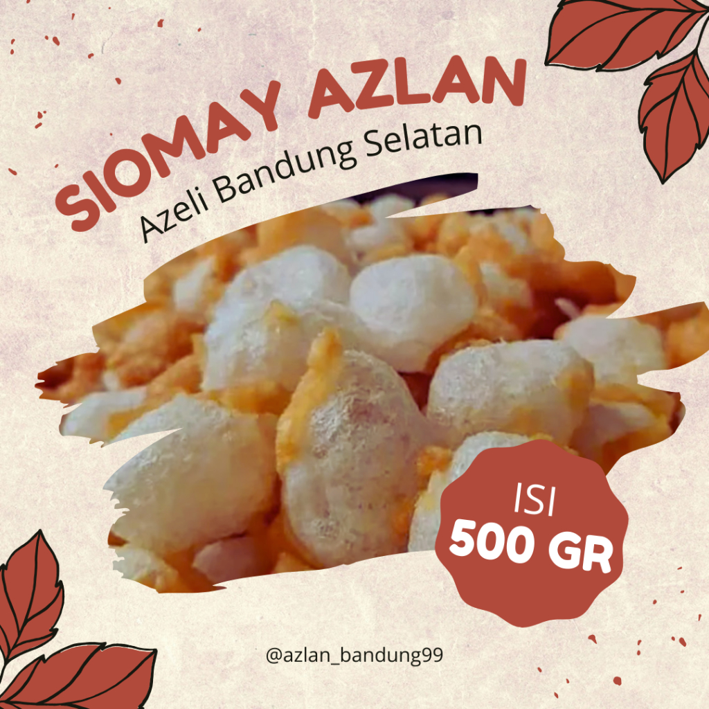 

CUANKI SOMAY MINI 500 GRAM AZLAN / GURILEM / BATAGOR - CUANKIE - TOPING BASO ACI - SEBLAK