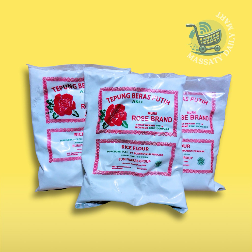 

TEPUNG BERAS ROSEBRAND 250gram (TANPA MINIMAL ORDER)