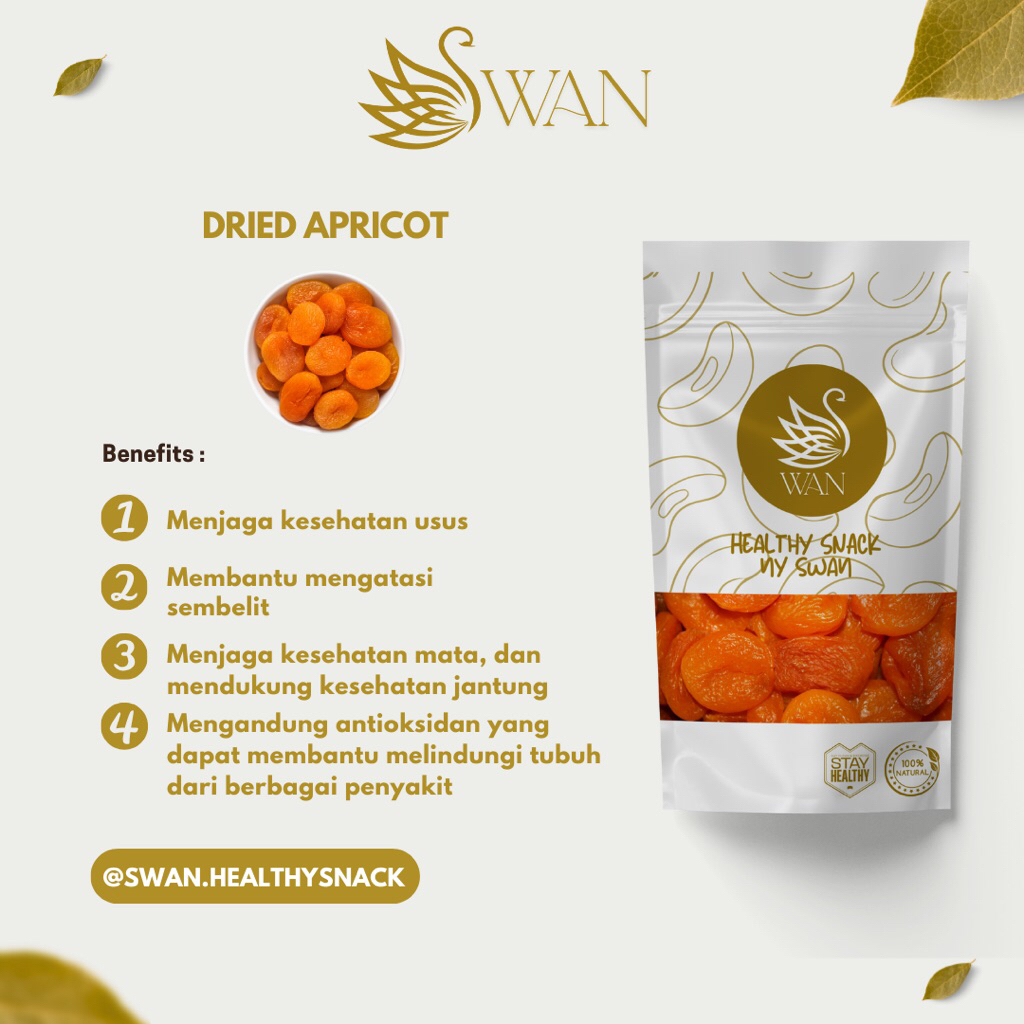 

SWAN - Dried Apricot / Aprikot Kering / Buah Aprikot kering Premium