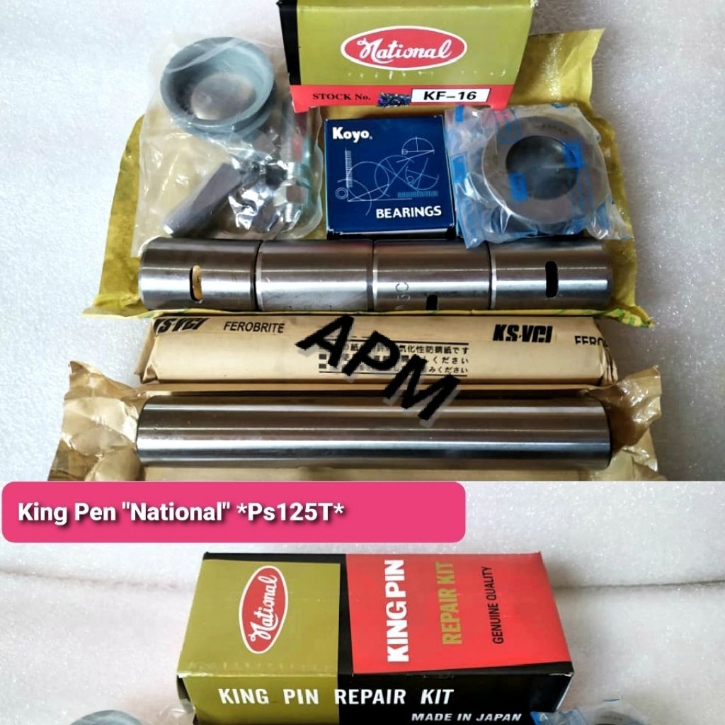 KIN PEN KING PEN SET ORIGINAL NATIONAL. PS100/ PS120/ PS125 TURBO