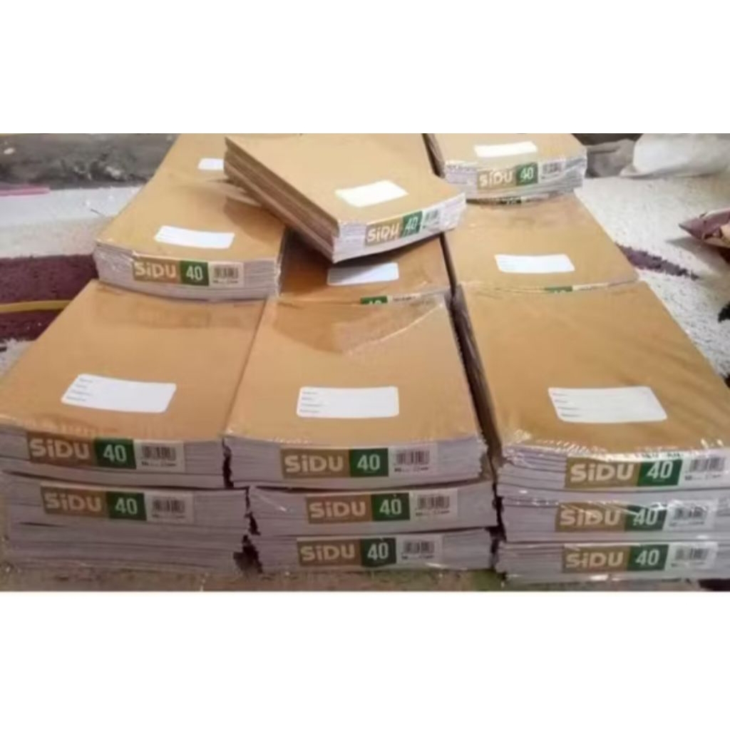

BUKU TULIS SIDU COVER SAMPUL NAMA ISI 40 LEMBAR/BUKU SIDU CRAFT 40 LEMBAR (1 PAK ISI 10)