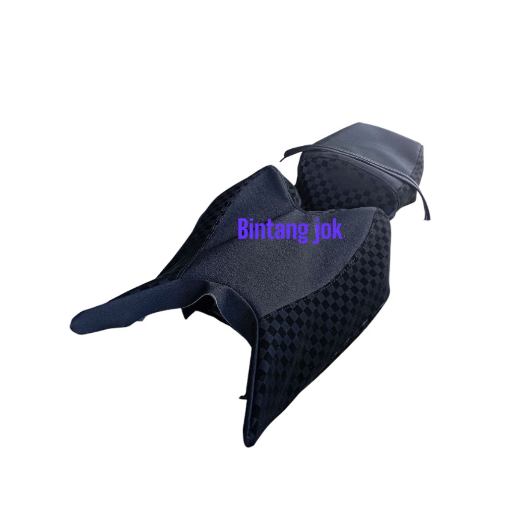 kulit jok sarung jok cover jok motor Honda CBR bahan ampelas atau kasar mix catur