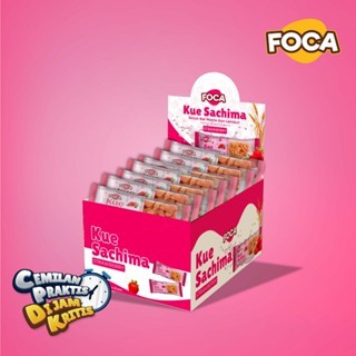 

Foca Shacima Strawberry Snack Manis 1Box 40pcs + Free 5pcs | Cemilan Manis Lembut, Snack Premium