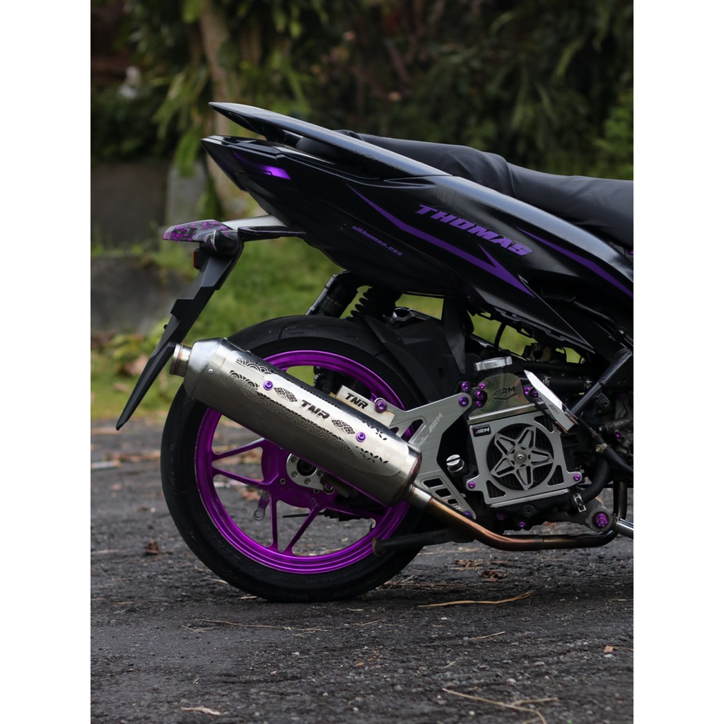 Knalpot Kondoman Luster Stainless V1 TNR RACING MUFFLER