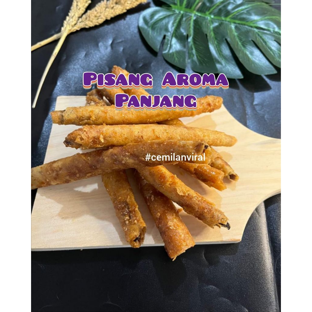 

Cemilan Viral Pisang Aroma Panjang Kering Manis Renyah Snack Food Makanan