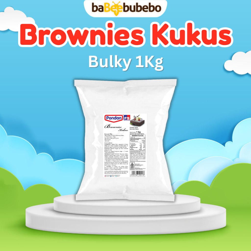

Pondan Brownies Kukus 1 Kg