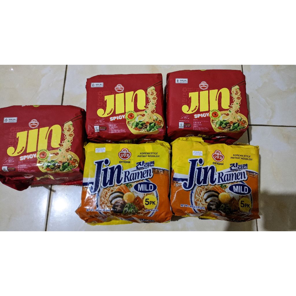 

HALAL Made in Korea | Ottogi Jin Ramen Spicy Kemasan baru Edisi JinBTS, EXP 2026