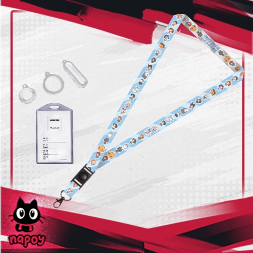 

Lanyard Id Card Pod Anime Studio Ghibli Characters