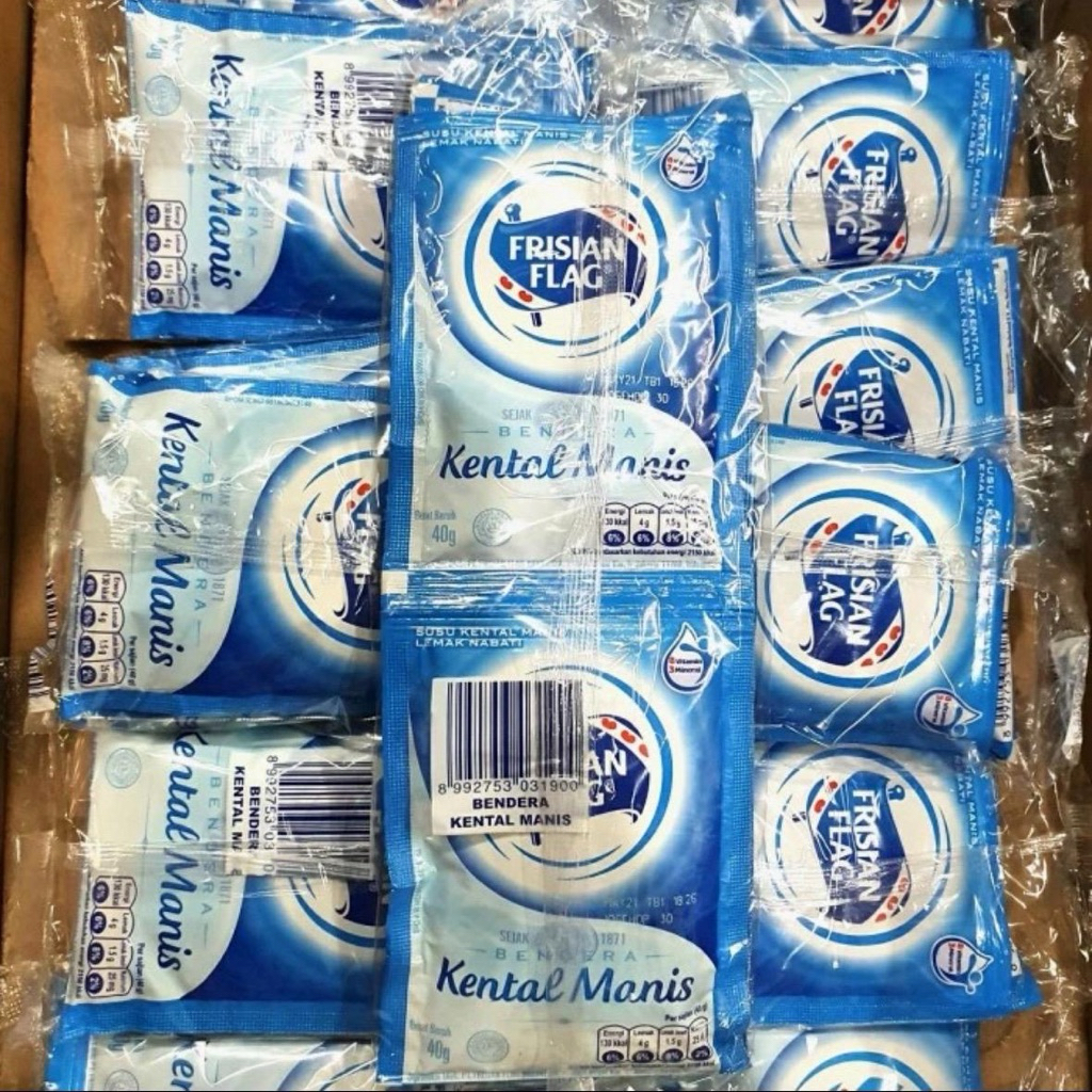 

[30pcs] frisian flag sachet 38g 5renceng Kental Manis Coklat Putih Milk