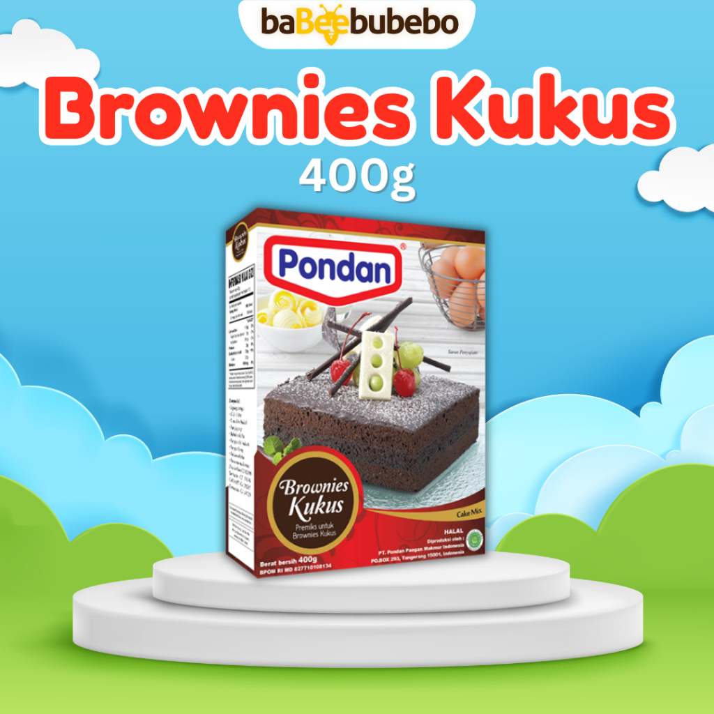 

Pondan Brownies Kukus 400g