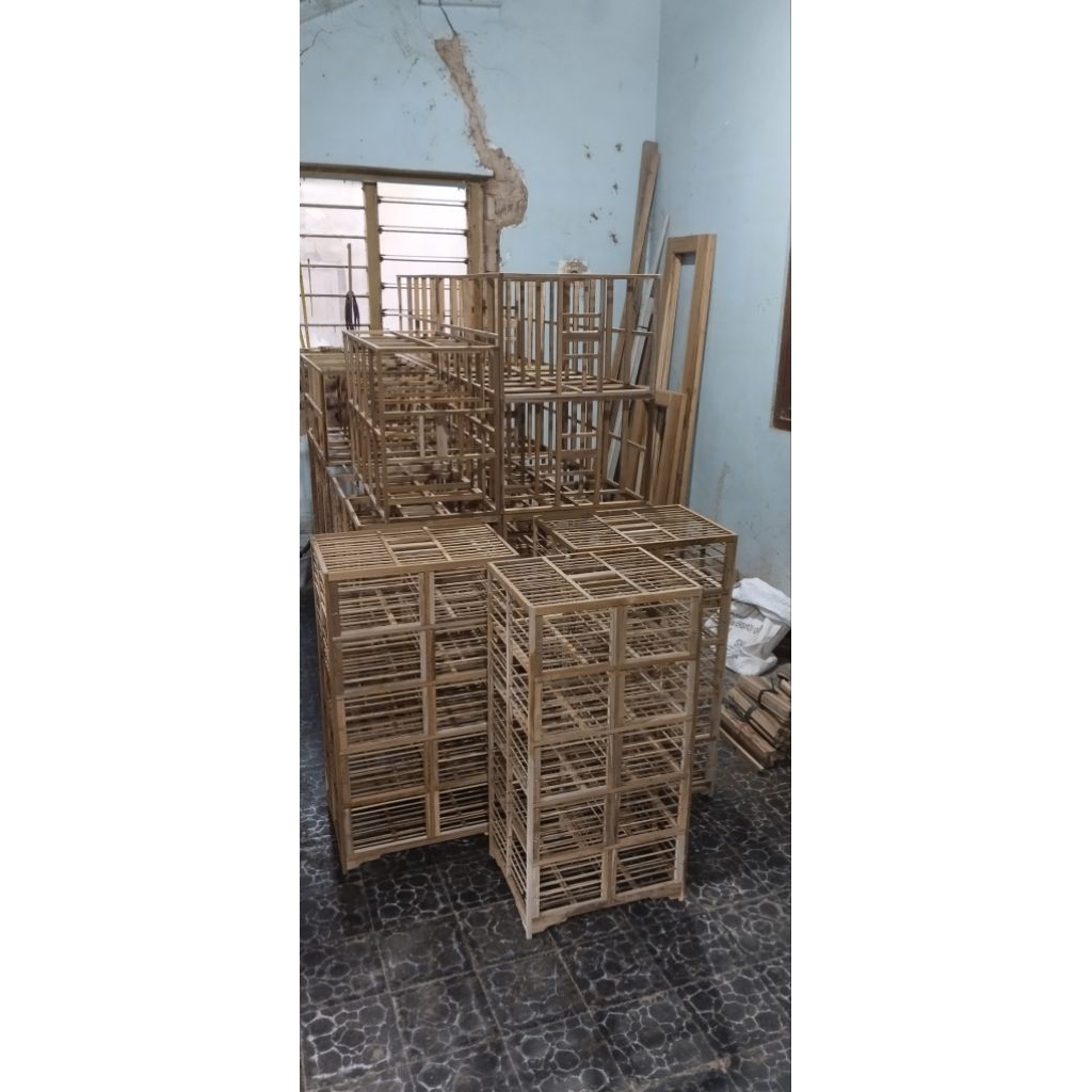 sangkar dondang pelepas merpati 10 pintu/10 kamar