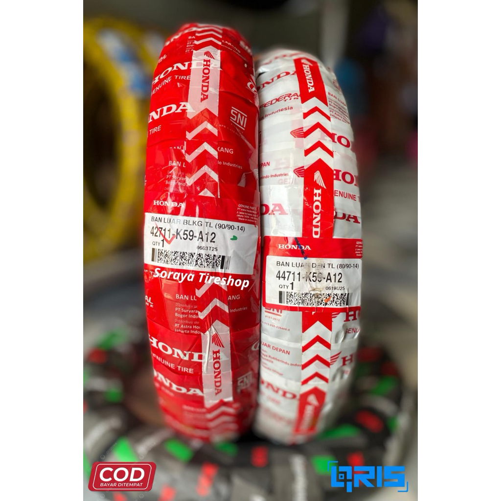 Ban Matic Federal Ring 14 Tubeless (Original Honda)