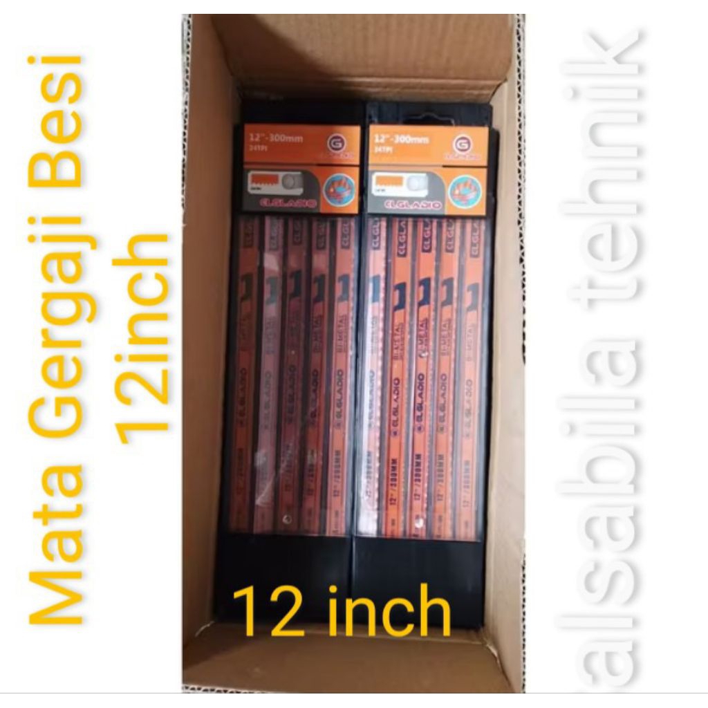 Mata Gergaji Besi 12 inch  mata Elgladio