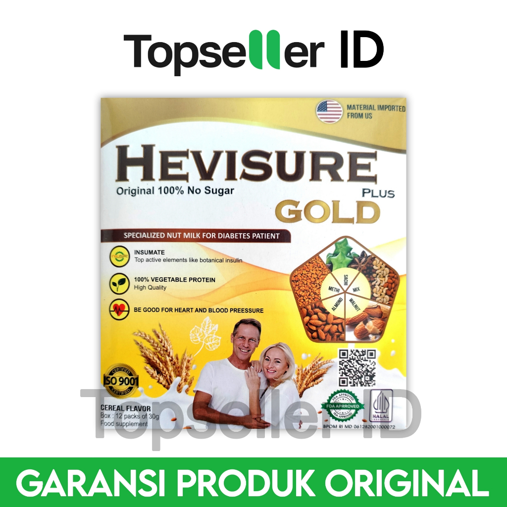 

Hevisure Gold Susu Diabetes Kencing Manis Original Asli