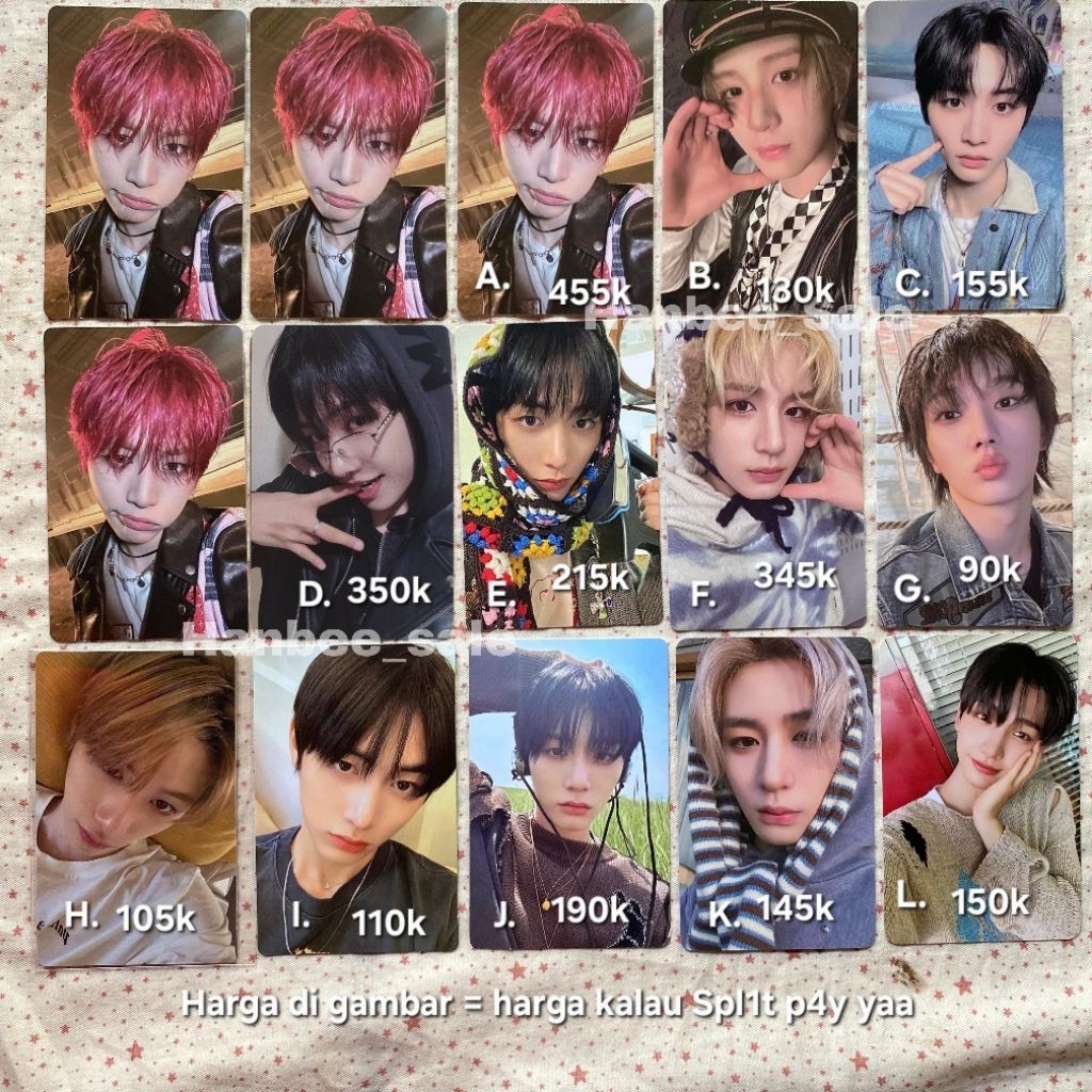 OFFICIAL photocard Boynextdoor NO Genre Lucky Draw pob kkt kakao sg24 Myung Jaehyun Taesan Leehan Su