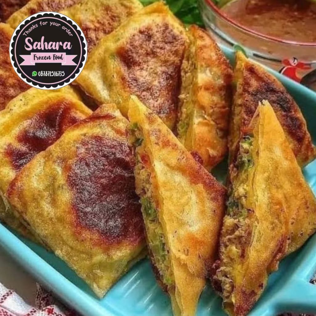

Martabak telor full Daging Sapi Asli Halal frozen food