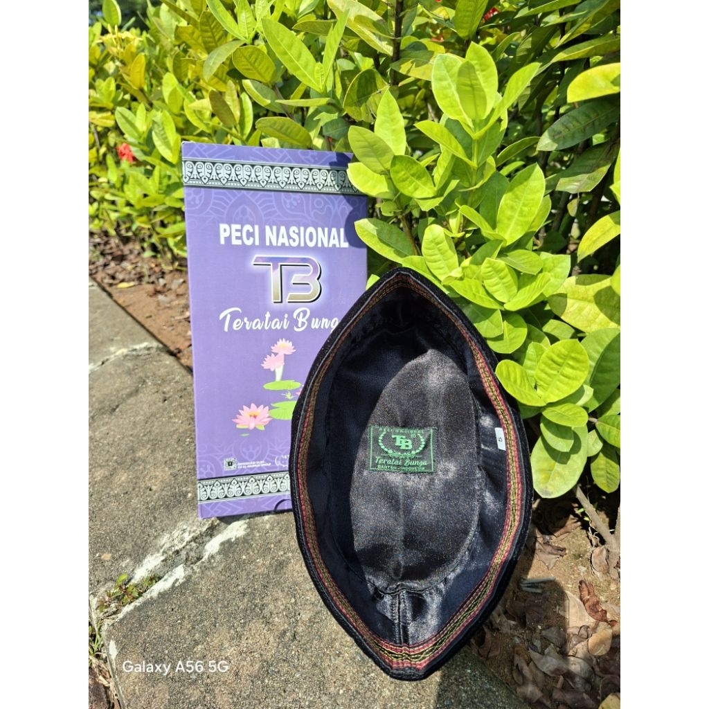 COD PECI TERATAI BUNGA ORI Kopiah Songkok Hitam Bulu Lembut kopiah pria dewasa Muslim Peci Anti Air 