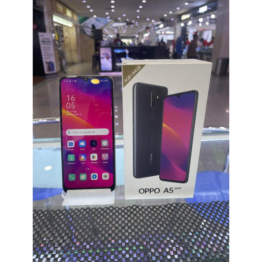 OPPO A5 2020 3/64GB SECOND SEKEN BEKAS RAM 3 INTERNAL 64