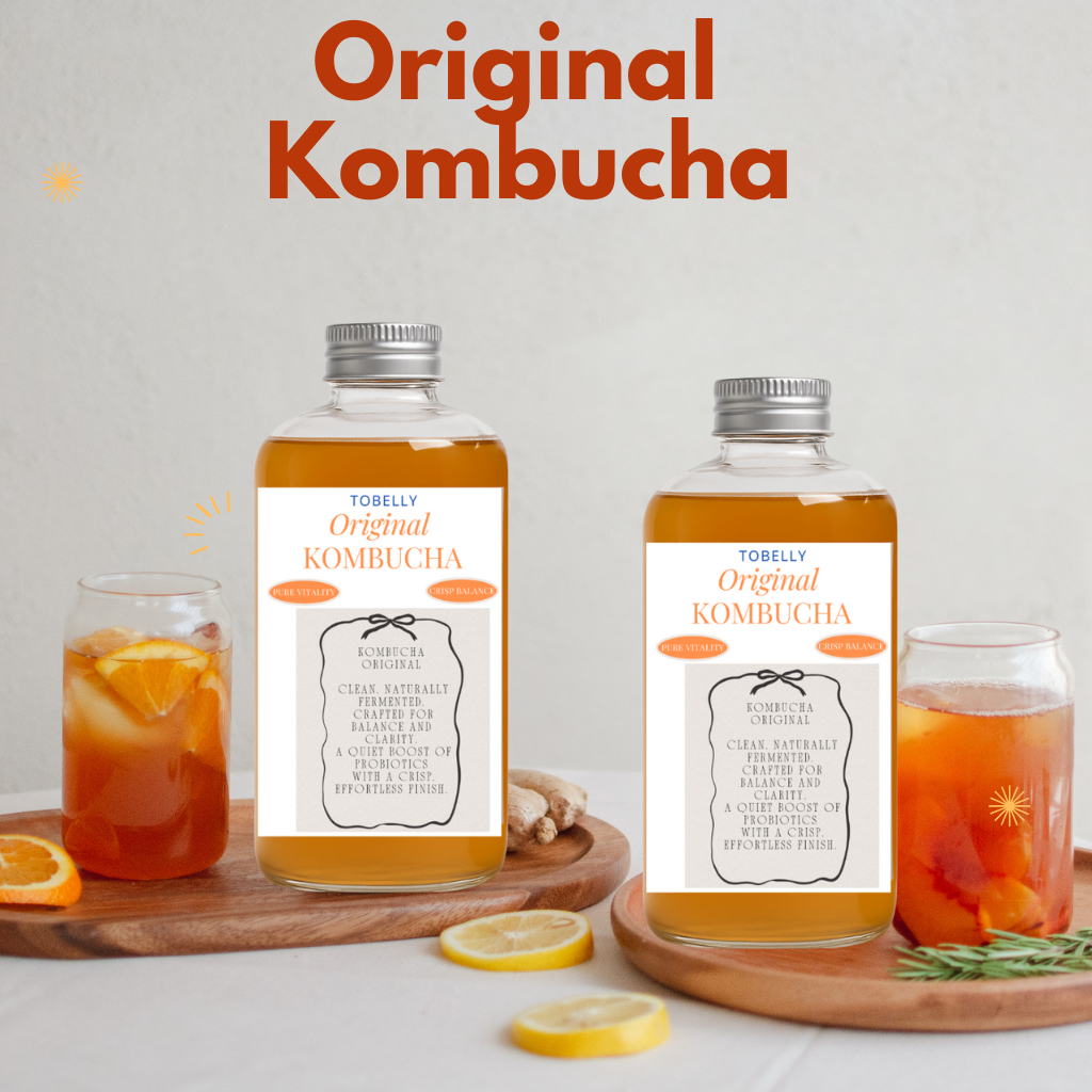 

Tobelly Scoby Teh Kombucha Probiotik Original 100% Natural 450ml