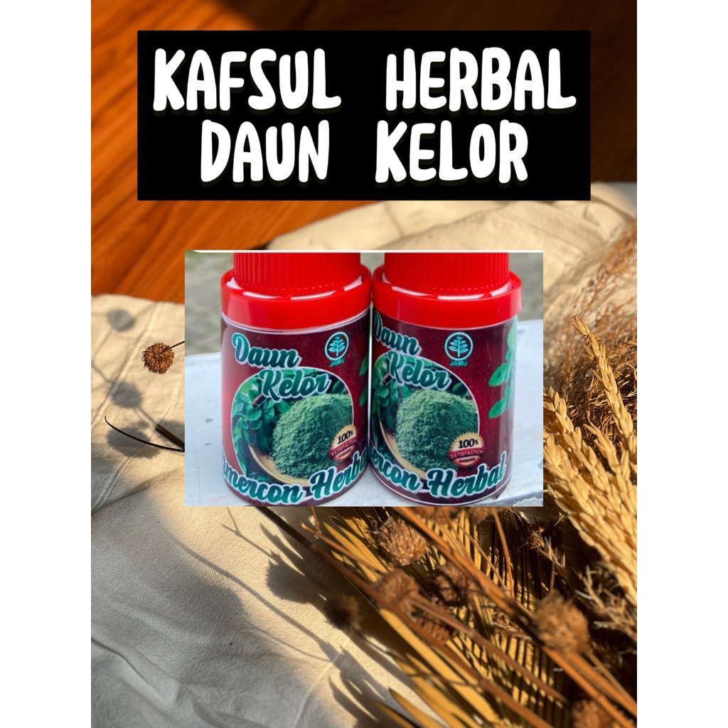 

kafsul herbal daun kelor