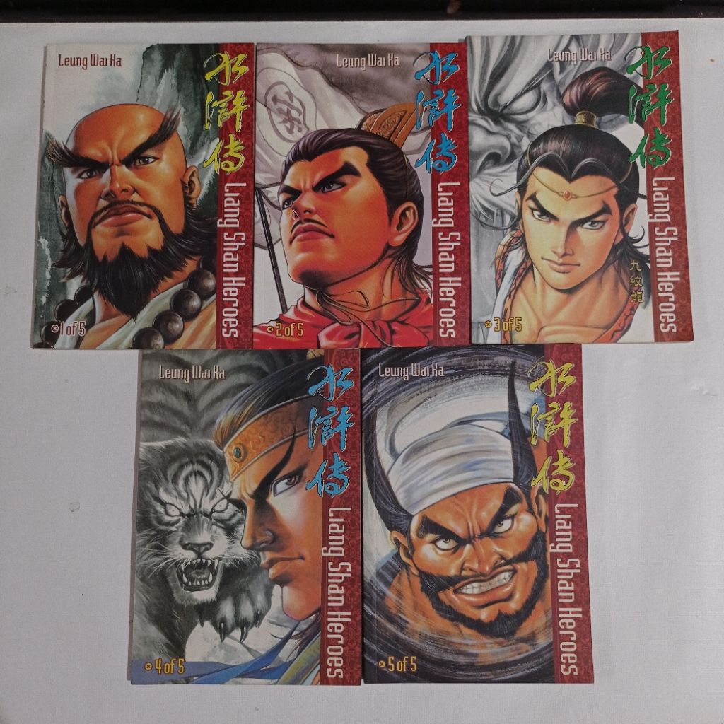 komik liang shan heroes 1-5 tamat