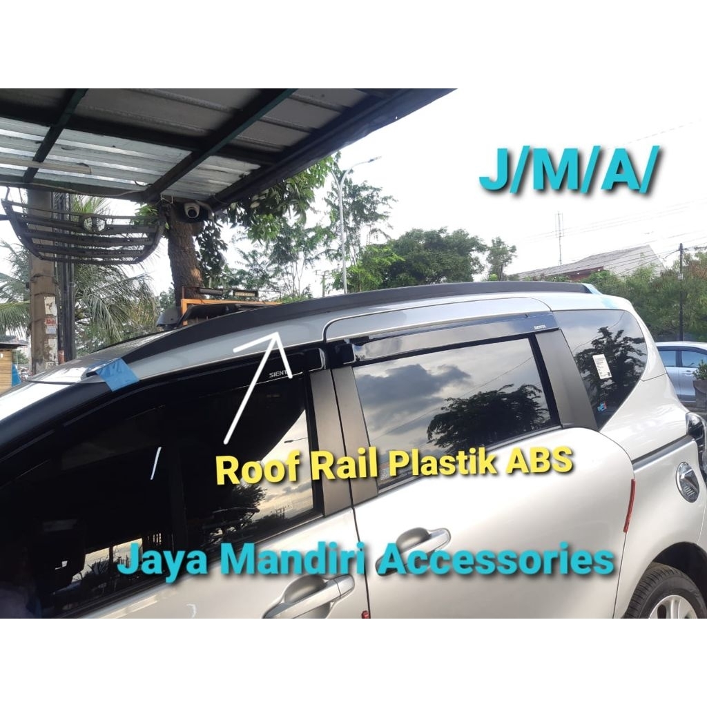 Roof Rail Sienta Roof Rail Plastik ABS Sienta