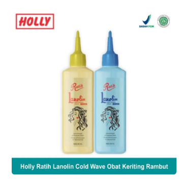 Ratih Holly Lanolin Cold Wave Obat Keriting Rambut 90ml